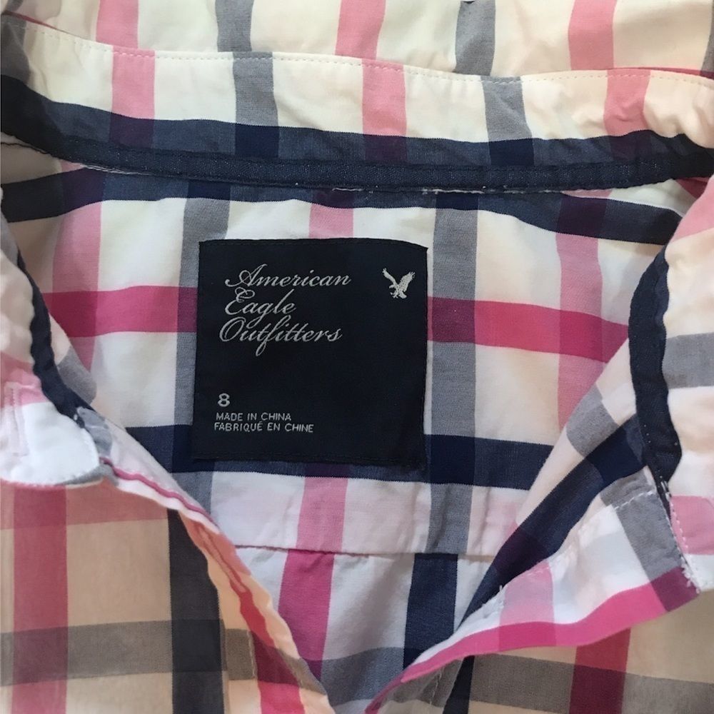 ๐ฆ
AEO Check Print Button Down Collared Shirt - Picture 7 of 8